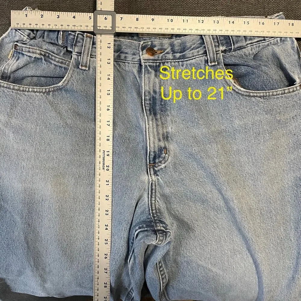 LL Bean Comfort Waist Jeans Relaxed Straight Medium Wash Men's Size‎ 38 X 29